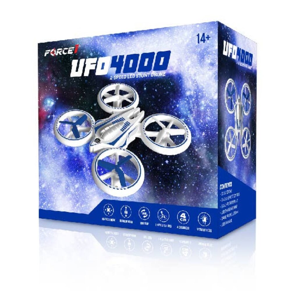 Force UFO 4000 LED - 3 Speed Stunt DRONE Ages 14+